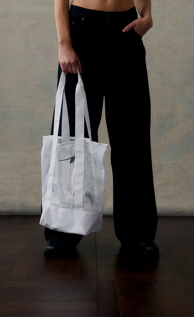 ARKK Accessories ARKK Mesh Tote | Bright White Shoulderbag